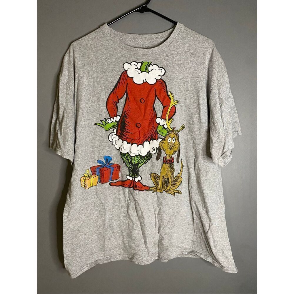 Rare Vintage Dr. Seuss The Grinch Body Shirt With Max Sz XL